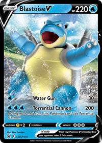 Blastoise V - SWSH101 - Damaged / SWSD