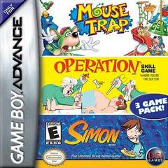 Mouse Trap / Operation / Simon - GameBoy Advance - Used w/ Box & Manual