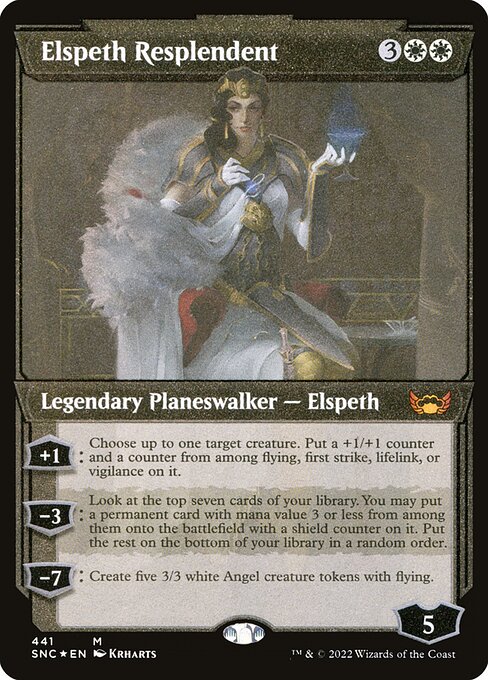 Elspeth Resplendent (441) - SHOWCASE - Lightly Played / snc