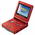 Red Gameboy Advance SP - GameBoy Advance - Used