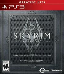 Elder Scrolls V: Skyrim Legendary Edition [Greatest Hits] - Playstation 3 - Used w/ Box & Manual