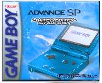 Surf Blue Gameboy Advance SP - GameBoy Advance - Device Only