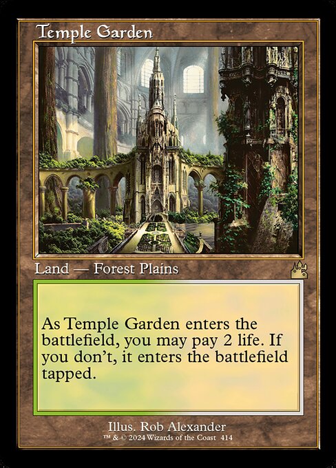 Temple Garden (414) - Foil Lightly Played / rvr