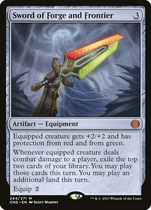 Sword of Forge and Frontier (244) - Foil Lightly Played / one