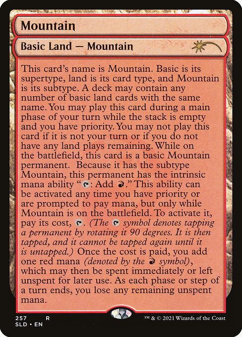 Mountain (257) - Lightly Played / sld