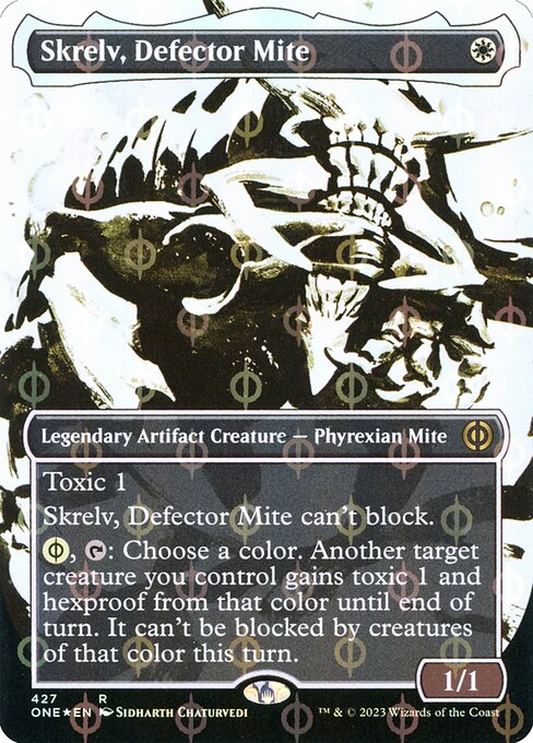 Skrelv, Defector Mite (427) - BORDERLESS - Foil Lightly Played / one
