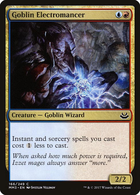 Goblin Electromancer (166) - Lightly Played / mm3