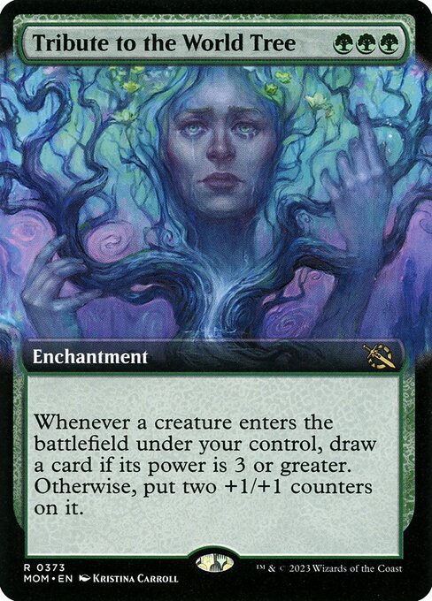 Tribute to the World Tree (373) - EXTENDED ART - Lightly Played / mom