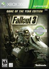 Fallout 3 [Game of the Year Platinum Hits] - Xbox 360 - Used w/ Box & Manual