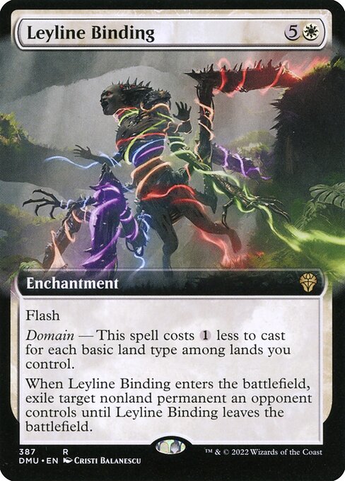 Leyline Binding (387) - EXTENDED ART - Lightly Played / dmu