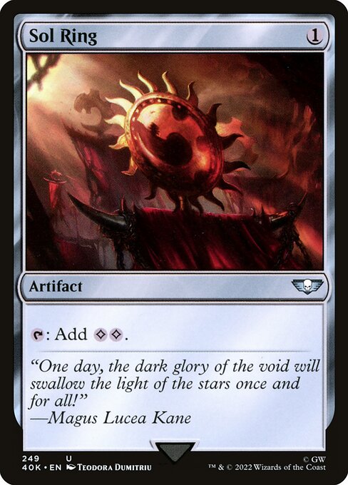 Sol Ring (249) - Lightly Played / 40k