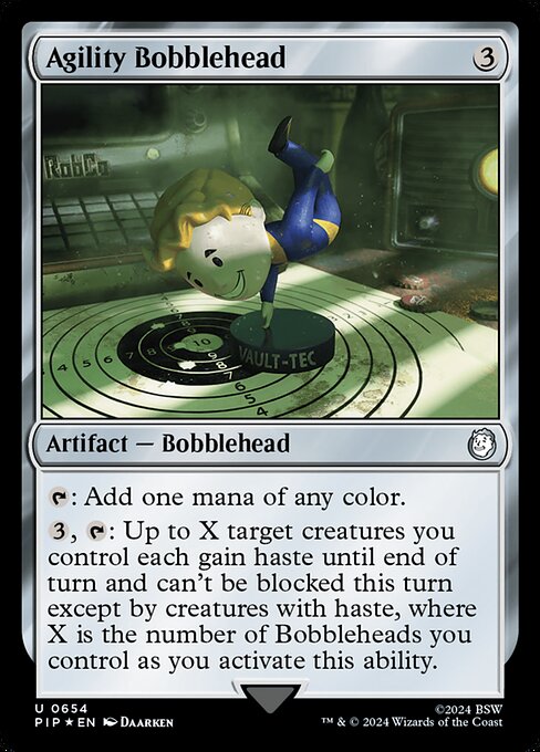 Agility Bobblehead (654) - Foil Damaged / pip
