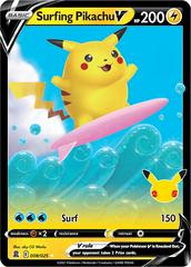 Surfing Pikachu V - 008/025 (Holofoil) - LP