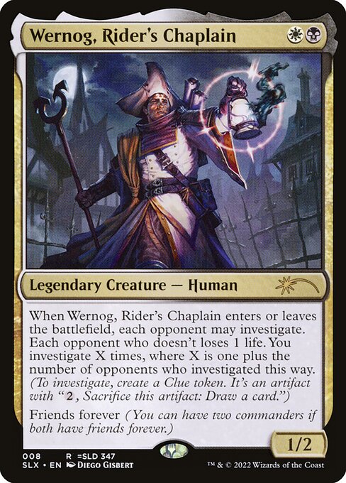 Wernog, Rider's Chaplain (8) - Lightly Played / sld