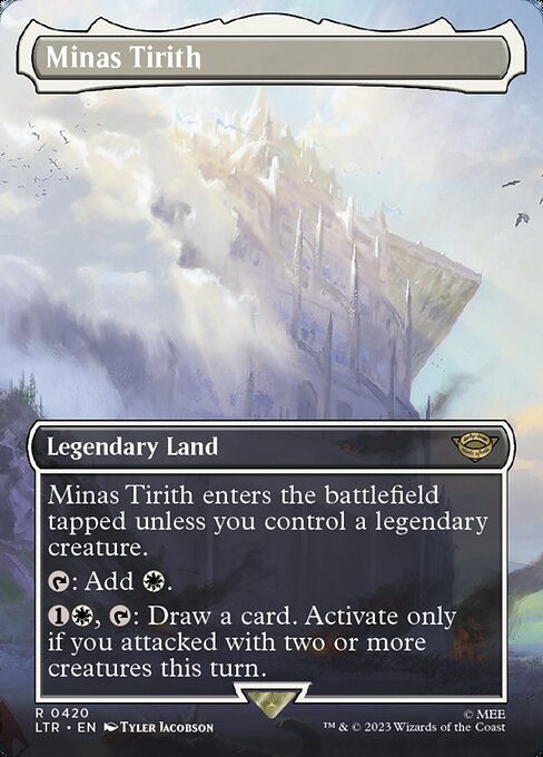 Minas Tirith (420) - BORDERLESS - Lightly Played / ltr