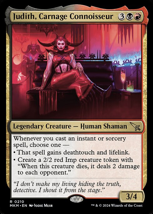Judith, Carnage Connoisseur (210) - Lightly Played / mkm