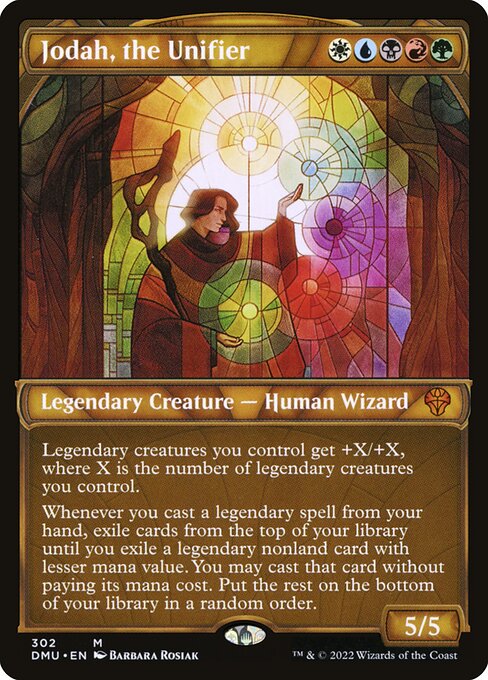 Jodah, the Unifier (302) - SHOWCASE - Foil Lightly Played / dmu