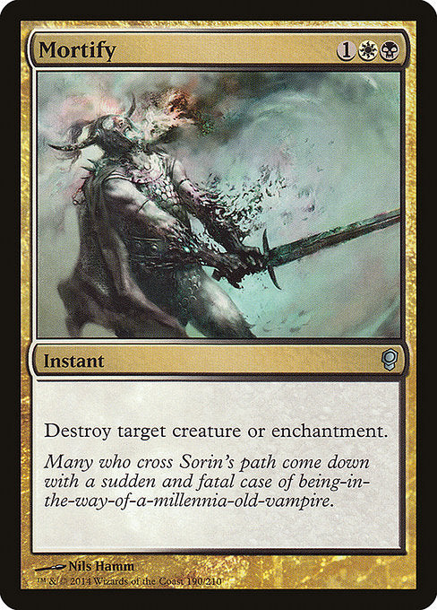 Mortify (190) - Moderately Played / cns
