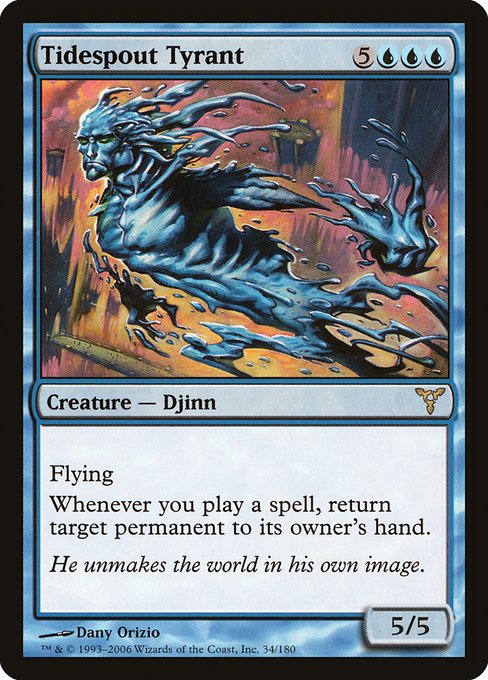 Tidespout Tyrant (34) - Foil Lightly Played / dis
