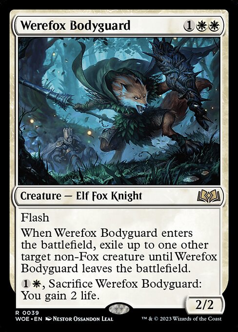 Werefox Bodyguard (39) - Lightly Played / woe