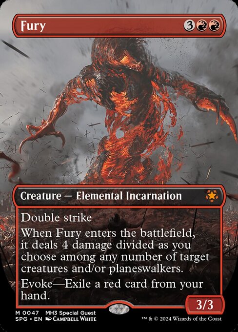 Fury (47) - BORDERLESS - FULL ART - Lightly Played / spg