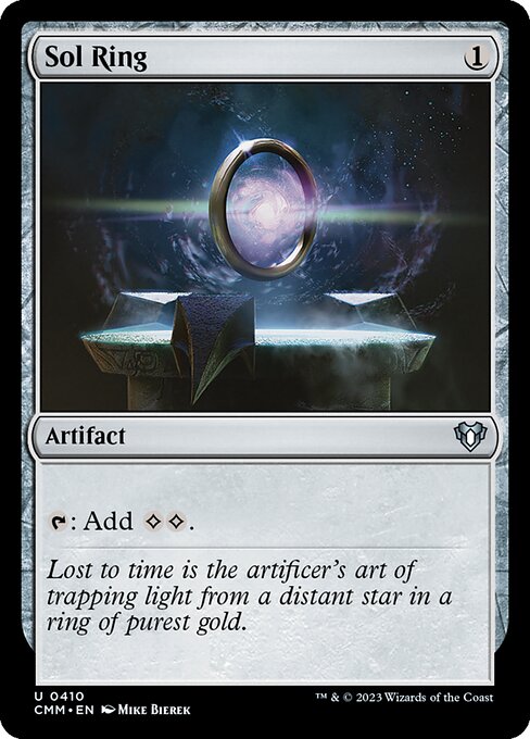Sol Ring (410) - Lightly Played / cmm