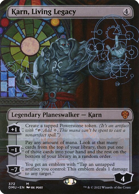 Karn, Living Legacy (372) - BORDERLESS - Moderately Played / dmu