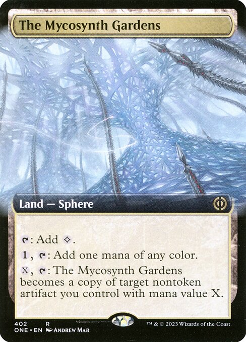 The Mycosynth Gardens (402) - EXTENDED ART - Lightly Played / one