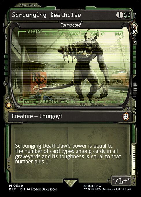 Tarmogoyf (349) - SHOWCASE - Lightly Played / pip