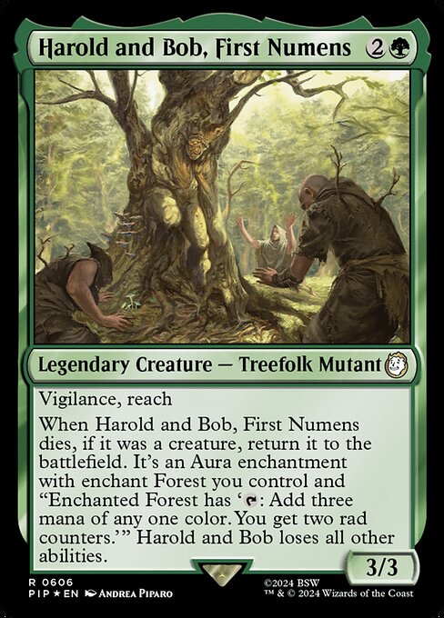 Harold and Bob, First Numens (606) - Foil Lightly Played / pip