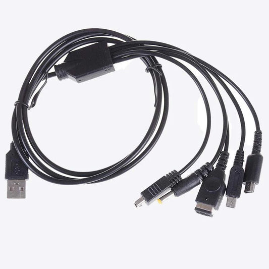 5-in-1 Charging Cable for Handheld Consoles - Used