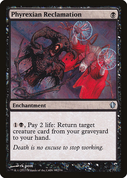 Phyrexian Reclamation (88) - Lightly Played / c13