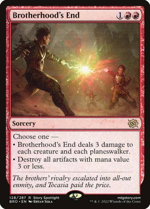 Brotherhood's End (128) - Foil Moderately Played / bro