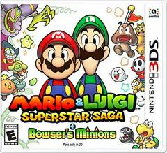 Mario & Luigi: Superstar Saga + Bowser's Minions - Nintendo 3DS - Used w/ Box & Manual