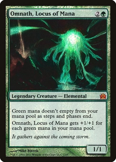 Omnath, Locus of Mana (7) - Foil Damaged / v11