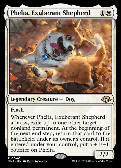 Phelia, Exuberant Shepherd (40) - Foil Lightly Played / mh3