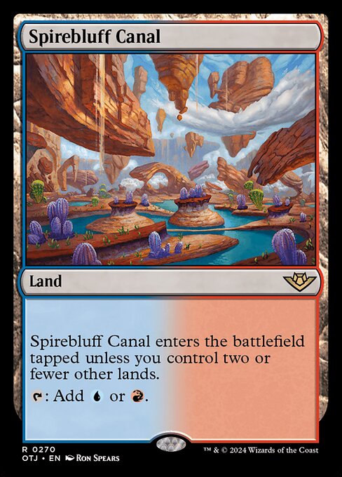 Spirebluff Canal (270) - Foil Lightly Played / otj