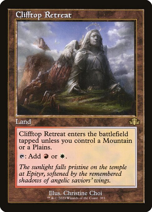 Clifftop Retreat (393) - Foil Lightly Played / dmr