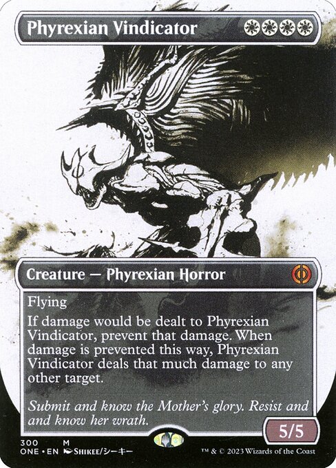 Phyrexian Vindicator (300) - BORDERLESS - Lightly Played / one