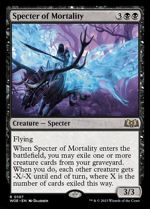 Specter of Mortality (107) - Lightly Played / woe