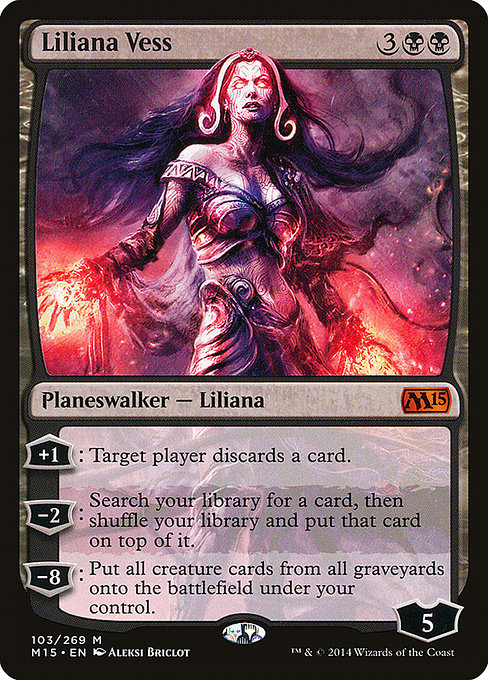 Liliana Vess (103) - Lightly Played / m15