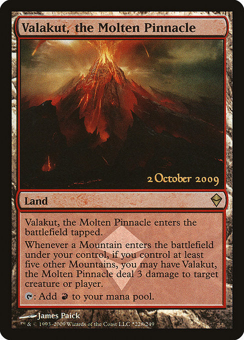 Valakut, the Molten Pinnacle (228★) - Foil Damaged / zen