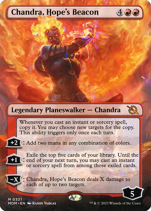 Chandra, Hope's Beacon (321) - BORDERLESS - Lightly Played / mom