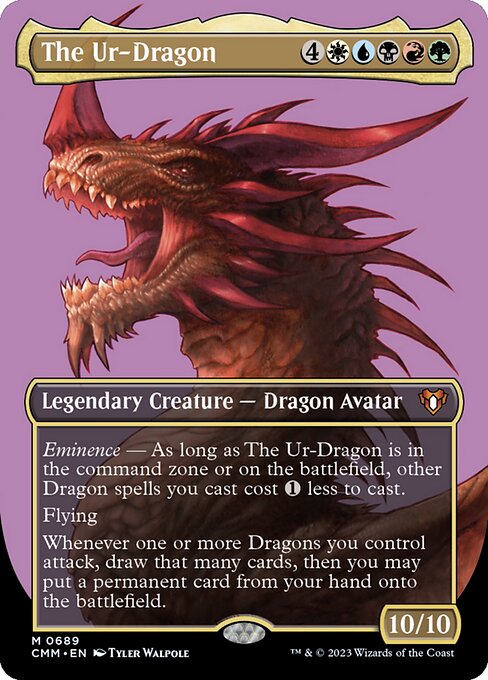 The Ur-Dragon (689) - BORDERLESS - Lightly Played / cmm