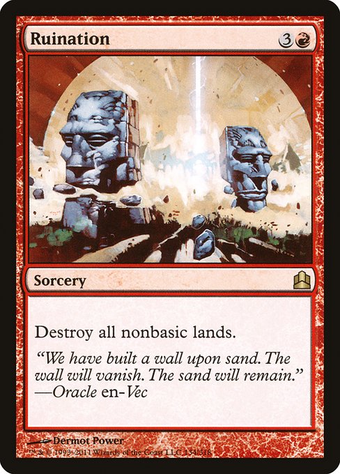 Ruination (134) - Heavily Played / cmd