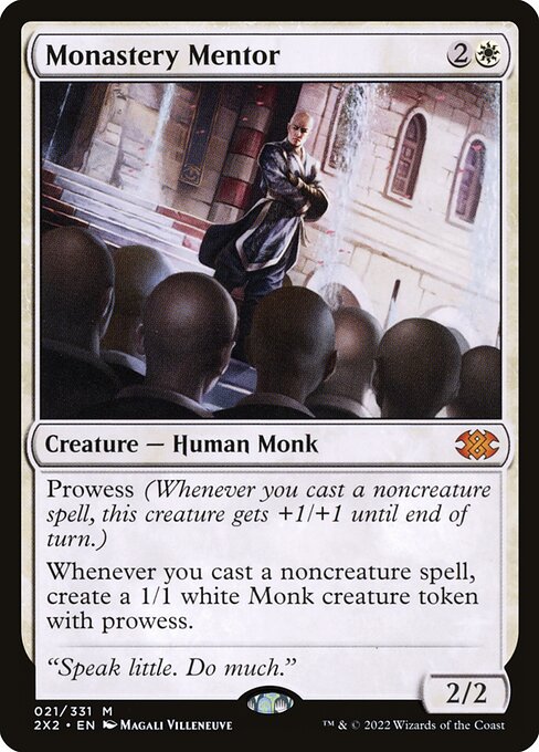 Monastery Mentor (21) - Lightly Played / 2x2