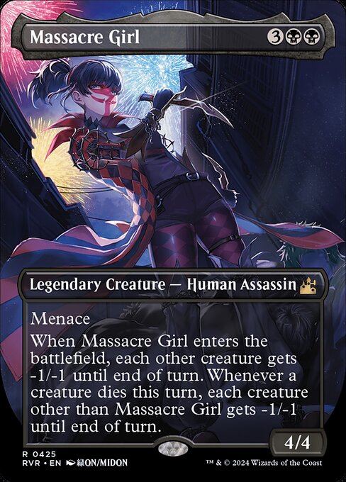 Massacre Girl (425) - BORDERLESS - Lightly Played / rvr