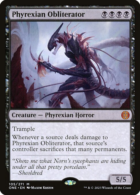 Phyrexian Obliterator (105) - Lightly Played / one