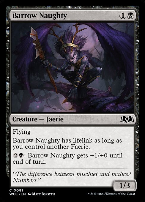 Barrow Naughty (81) - Lightly Played / woe