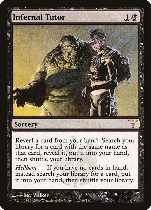 Infernal Tutor (46) - Lightly Played / dis